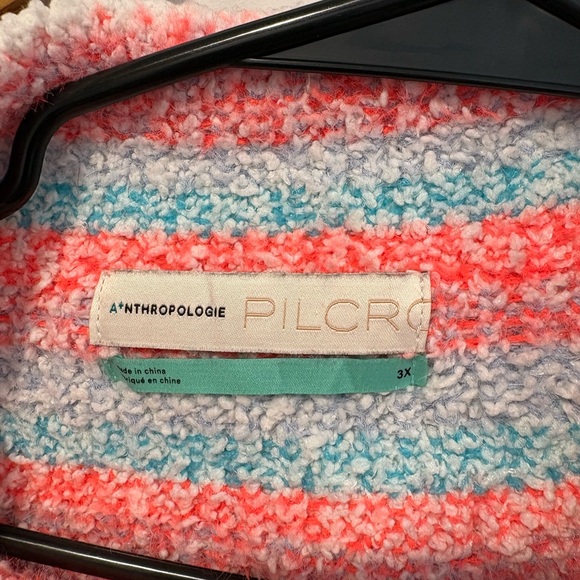 Anthropologie Pilcro Selene sweater in a colorful fair isle patter - Picture 6 of 6